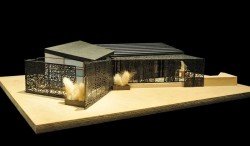 An early model of UNLV's design for the Solar Decathlon. Image courtesy of Eric Weber, School of Architecture, UNLV