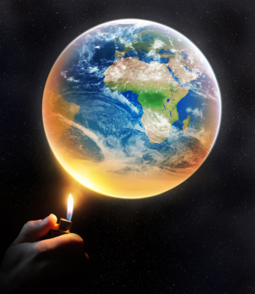 The Earth is heating rapidly.