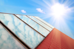 Clean, fresh solar energy is best for heating water.