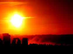 Solstice dawn at Stonehenge
