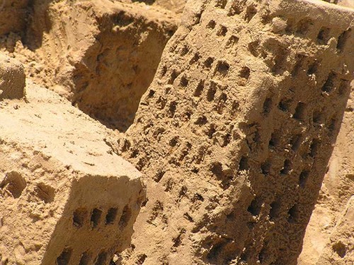 Windows in the sand.